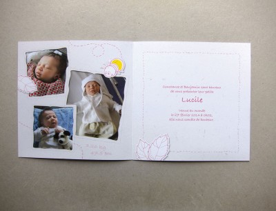 Faire-part de naissance